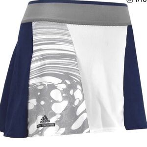 Stella McCartney Navy & White Barricade Activewear Tennis Pickleball Skirt
